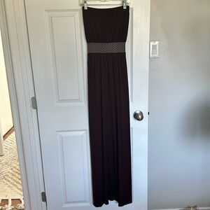 Brown cosy Posey boob tube dress size small